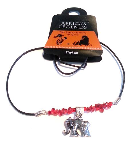 1 Charm Necklace - Elephant - Click Image to Close
